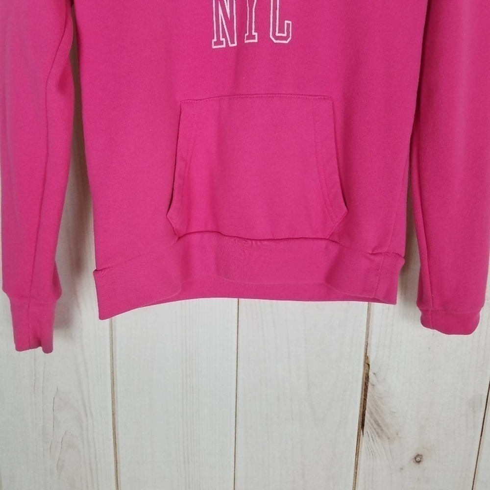 Y2K Hoodie Aéropostale Pink Pullover Hoodie - Picture 5 of 8